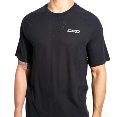 Мужская ультралёгкая футболка с короткими рукавами CEP Core Run Ultralight арт. C801M-5, цвет черный