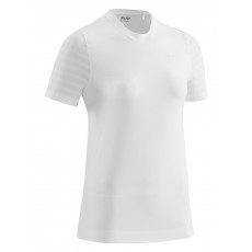 Женская ультралёгкая футболка с короткими рукавами CEP Core Run Ultralight арт. C801W-0, цвет белый Женская ультралёгкая футболка с короткими рукавами CEP Core Run Ultralight арт. C801W-0, цвет белый