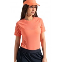 Женская ультралёгкая футболка с короткими рукавами CEP Core Run Ultralight арт. C801W-C, цвет кораловый