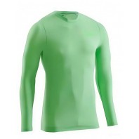 Мужская ультралёгкая футболка с длинным рукавом CEP Run Ultralight для бега арт. C811M-G, цвет зеленый