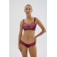 Бюстгальтер Megami Fashion арт. M9102, цвет винный