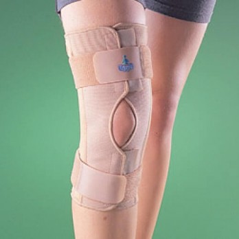 Разъемный бандаж на коленный сустав с ребрами жесткости арт. 2032