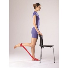 Гимнастическая лента Oppo арт. 8002, цвет красный, 1,5 м.