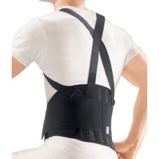 Корсет ортопедический с ребрами жесткости Orlett арт. IBS-3006, цвет черный