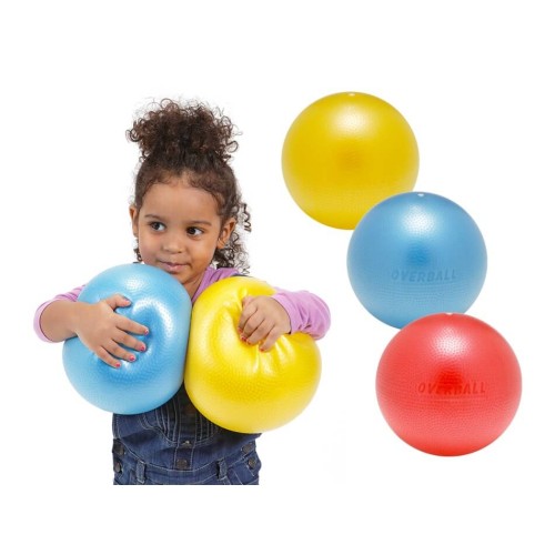 Мяч Over Ball для дыхательной гимнастики голубой