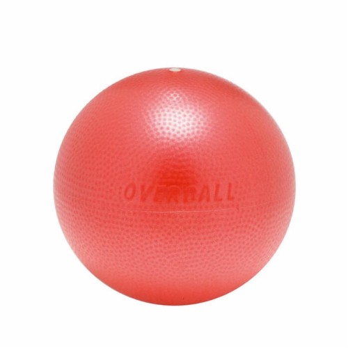 Мяч Over Ball для дыхательной гимнастики красный