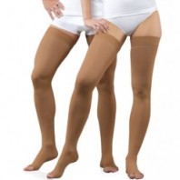 Чулки компрессионные без мыска Тонус Эласт 2 класс компрессии 2 рост арт.0403/LUX, цвет-карамель