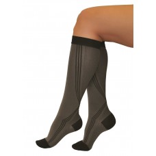 Гольфы для бега Тонус Эласт 1 класс компрессии 1 рост (158-170) арт 0401 Aktiv, цвет серо-черный Гольфы для бега Тонус Эласт 1 класс компрессии 1 рост (158-170) арт 0401 Aktiv, цвет серо-черный