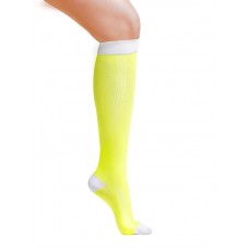 Гольфы для бега Тонус Эласт 1 класс компрессии 1 рост (158-170) арт 0401 Aktiv, цвет желто-белый