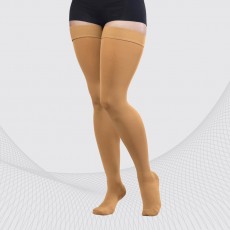 Чулки компрессионные Tonus Elast на широкое бедро 2 класс компрессии арт. 0402 LUX MAX 2 рост, цвет карамель