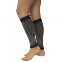 Гольфы для бега Тонус Эласт 1 класс компрессии 1 рост (158-170) арт 0408-01 Aktiv, цвет серо-черный