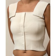 Майка компрессионная постмастэктомическая МКП-УНГА С-324 Б (без вырезов) с лямками