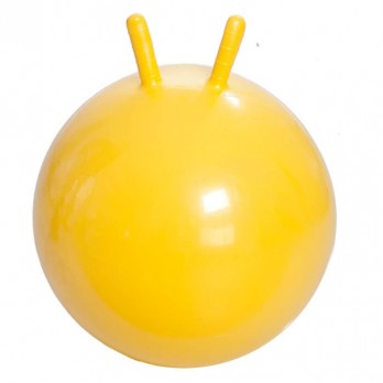Гимнастический мяч детский с рожками диаметр 45 см. Тривес арт. М-345
