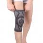 Бандаж на коленный сустав эластичный с ребрами жесткости и силиконовым кольцом Ttoman арт. KS-E03
