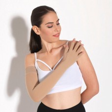 Рукав онкологический противоотёчный удлинённый с перчаткой с закрытыми фалангами с силиконовой тесьмой 1 класса компрессии арт. 512DG