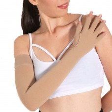 Рукав онкологический противоотёчный удлинённый с перчаткой с закрытыми фалангами с силиконовой тесьмой 2 класса компрессии арт. 522DG