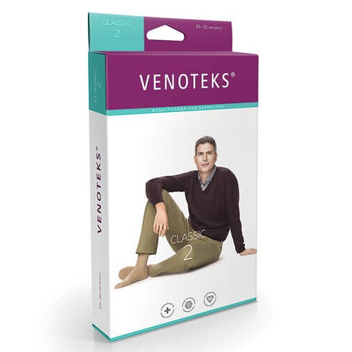 Моночулок для мужчин Venoteks Classic 2 класс компрессии арт. 2C218 правый