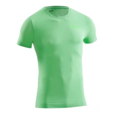 Мужская ультралёгкая футболка с короткими рукавами CEP Core Run Ultralight арт. C801M-G, цвет зеленый